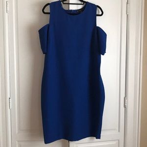 Blue cocktail dress